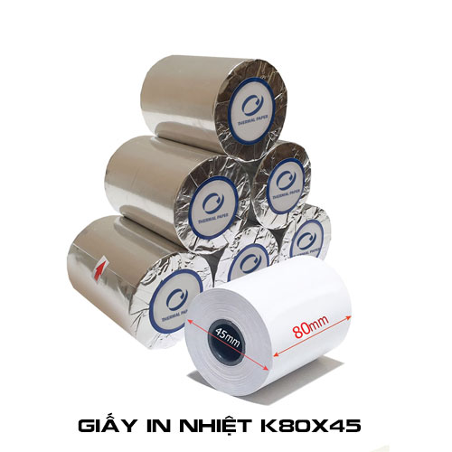 Giấy in nhiệt K80×45 (Ø45)