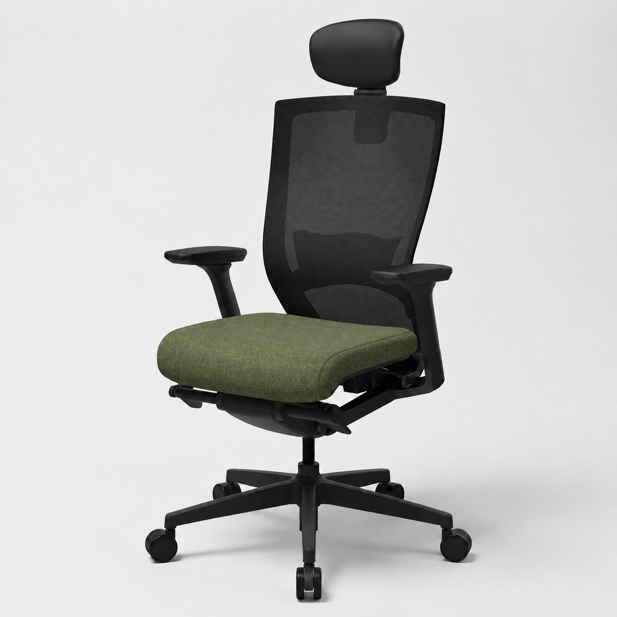 GHẾ CÔNG THÁI HỌC FURSYS T50 – KHUNG ĐEN