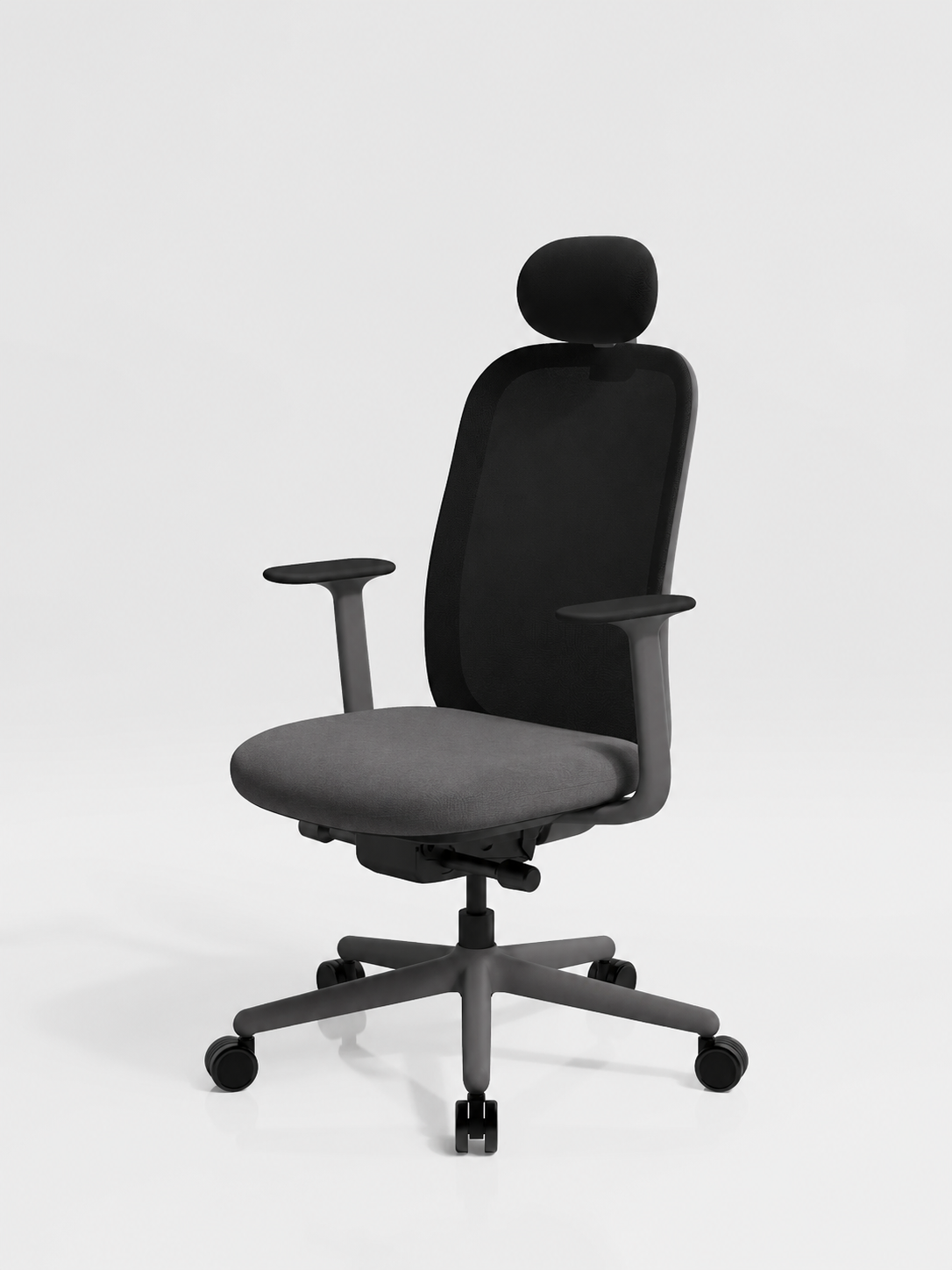 GHẾ CÔNG THÁI HỌC FURSYS SDT21 (T21) - KHUNG ĐEN