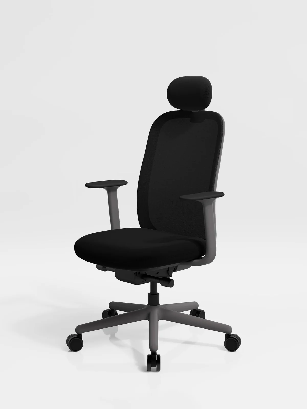 GHẾ CÔNG THÁI HỌC FURSYS SDT21 (T21) - KHUNG ĐEN